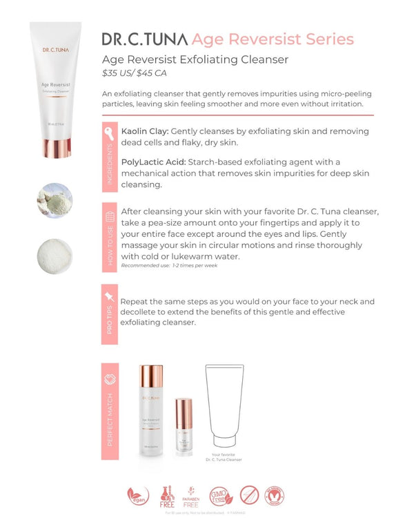 Dr. C. Tuna Age Reversist Exfoliating Cleanser