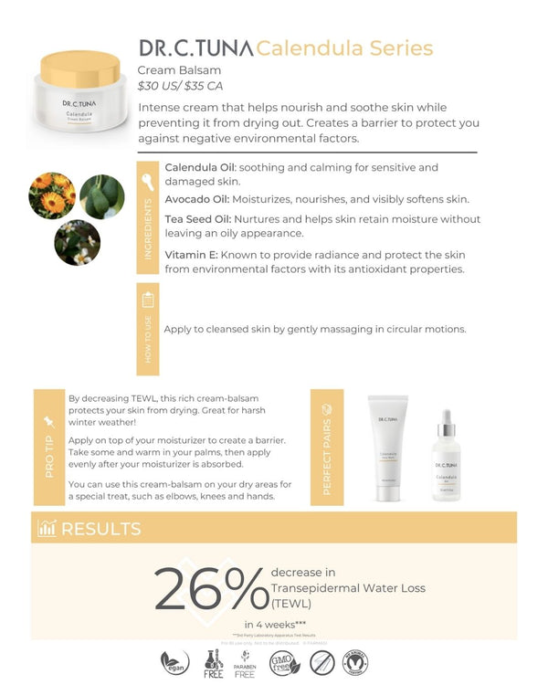 Dr. C. Tuna Calendula Face Cream