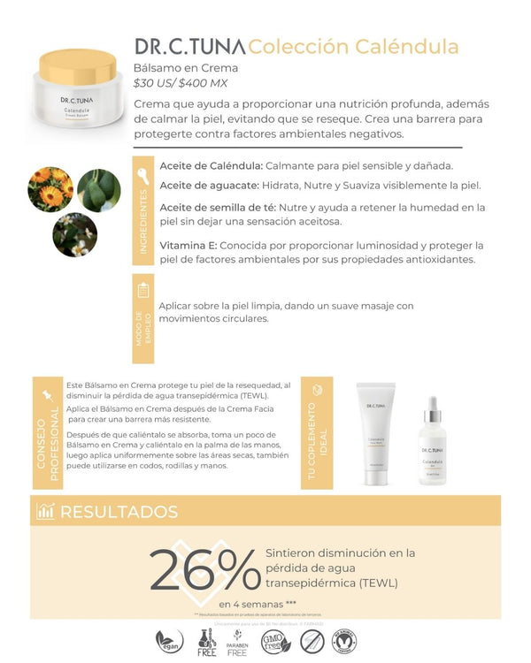 Dr. C. Tuna Calendula Cream Balsam
